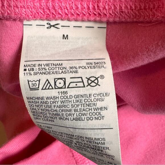 Old Navy Active Women's Athletic Sporty Workout Pink   Bike Shorts  Sz M - Picture 2 of 6